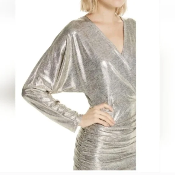 Alice + Olivia Pace Batwing Sleeve Mini Dress Size 2 $398 - Picture 10 of 15